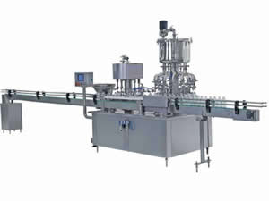 Liquid Filling and Stoppering Machine