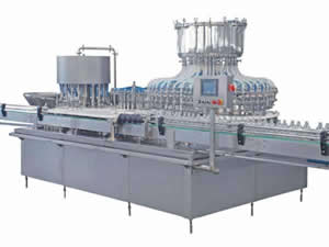 Liquid Filling, Nitrogen Filling and Stoppering Machine